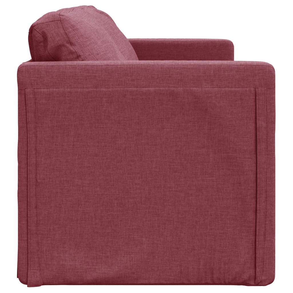 Slaapbank vloermodel 2-in-1 112x174x55 cm stof wijnrood is nu te koop bij PeponiXL, paradijselijk wonen!