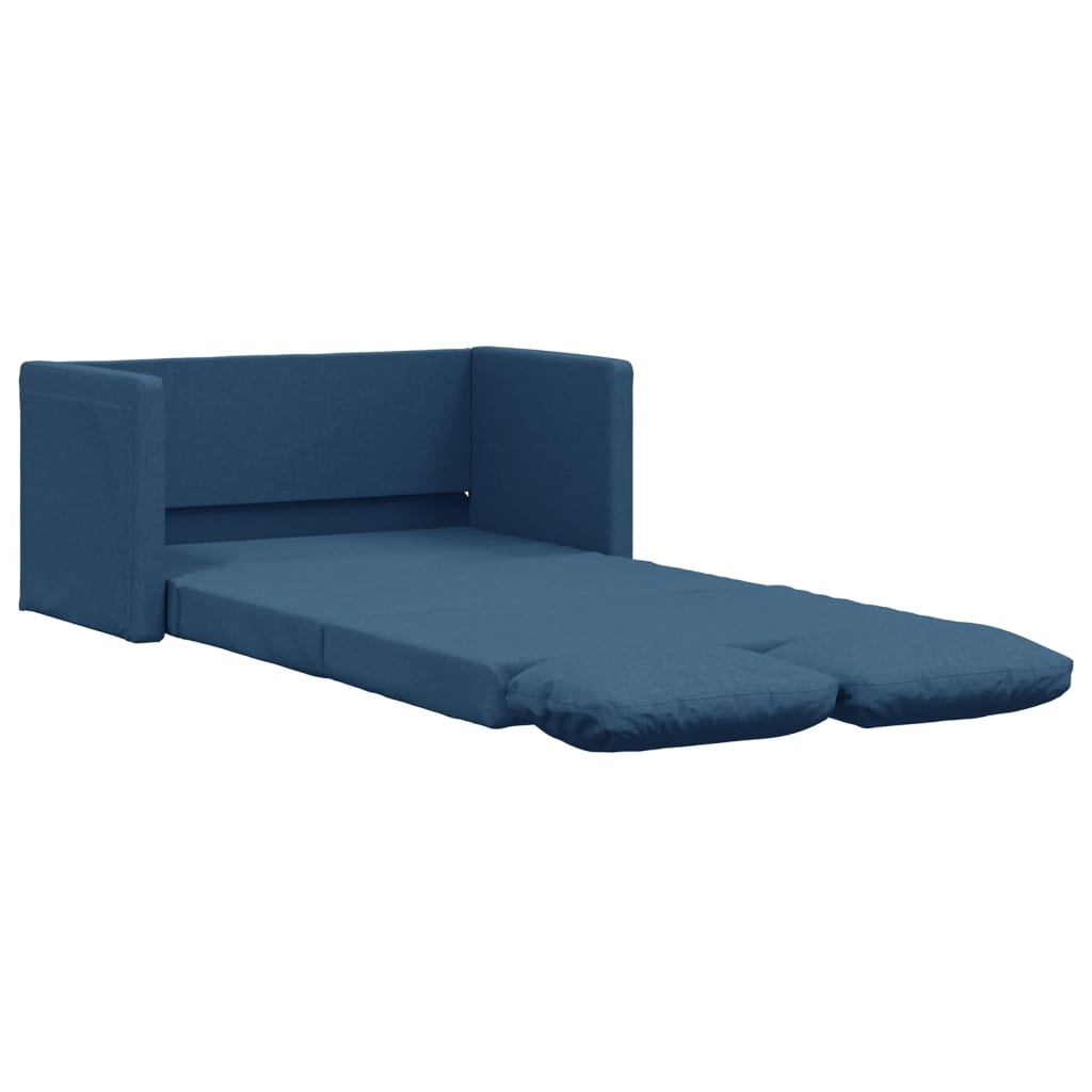 Slaapbank vloermodel 2-in-1 112x174x55 cm stof blauw is nu te koop bij PeponiXL, paradijselijk wonen!