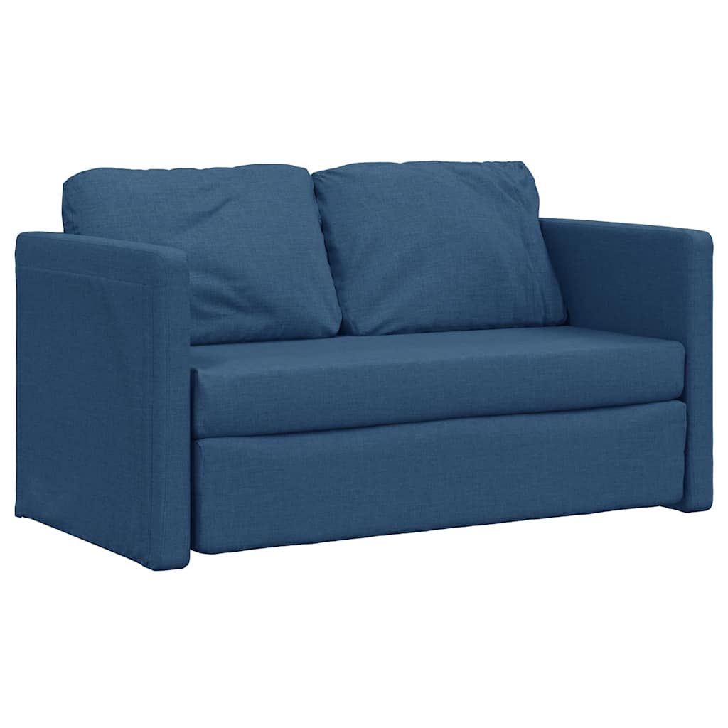 Slaapbank vloermodel 2-in-1 112x174x55 cm stof blauw is nu te koop bij PeponiXL, paradijselijk wonen!