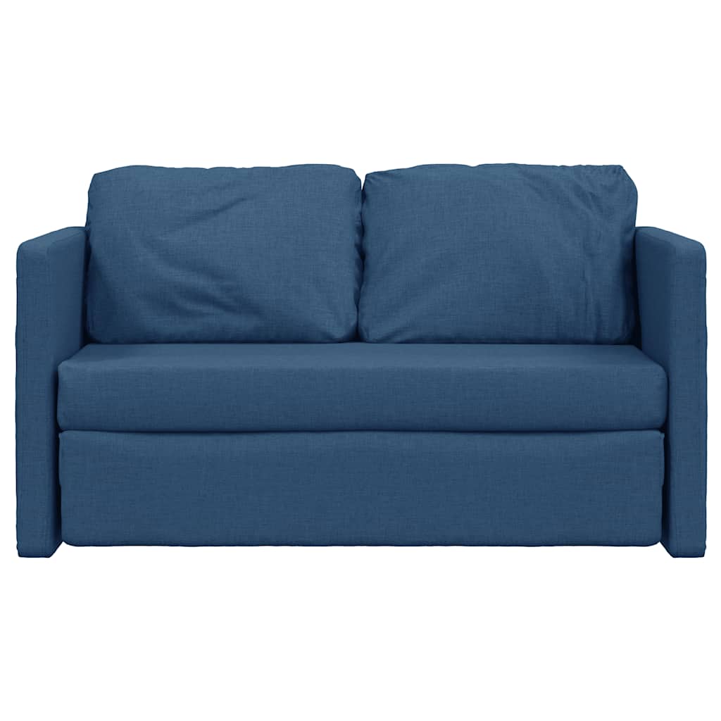 Slaapbank vloermodel 2-in-1 112x174x55 cm stof blauw is nu te koop bij PeponiXL, paradijselijk wonen!