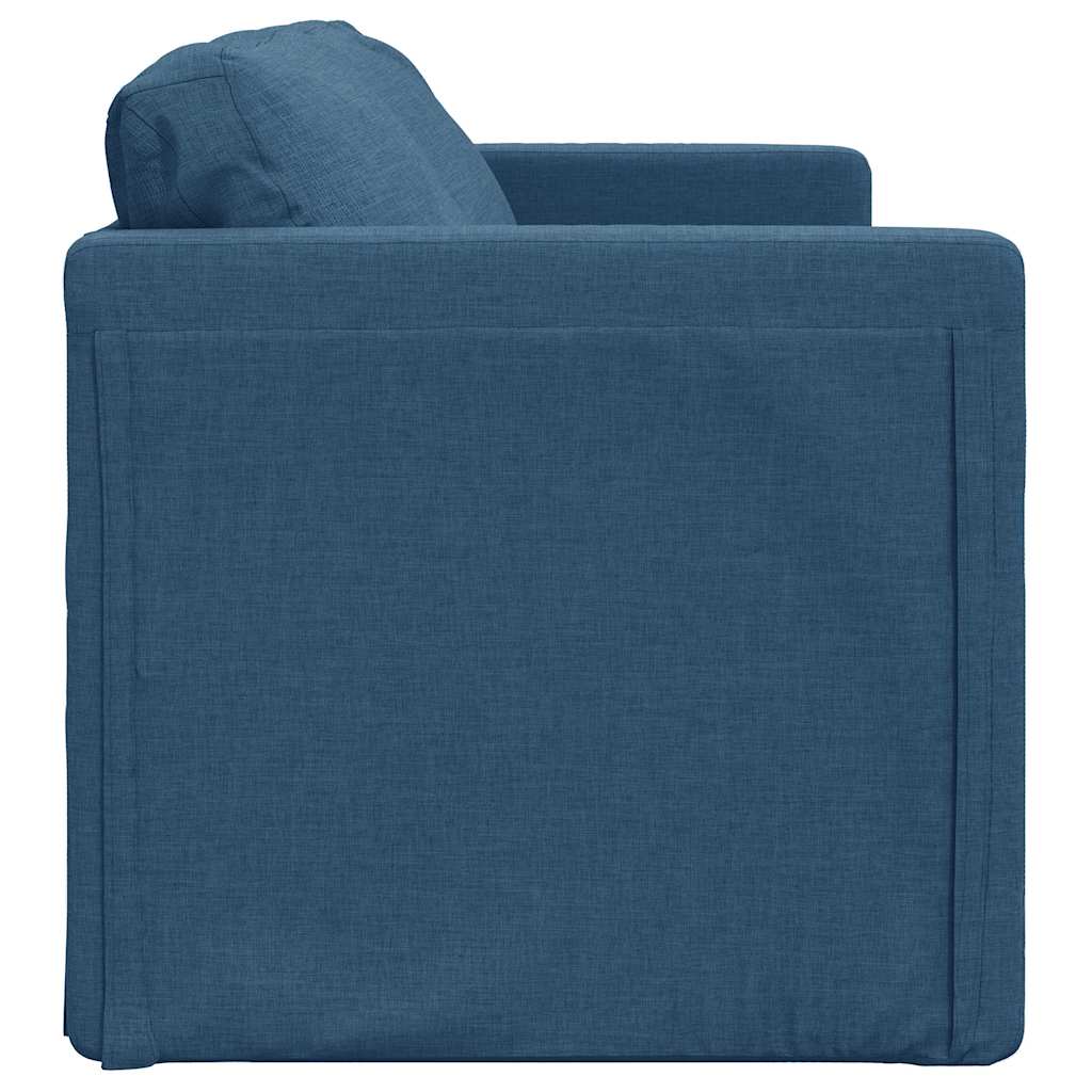 Slaapbank vloermodel 2-in-1 112x174x55 cm stof blauw is nu te koop bij PeponiXL, paradijselijk wonen!