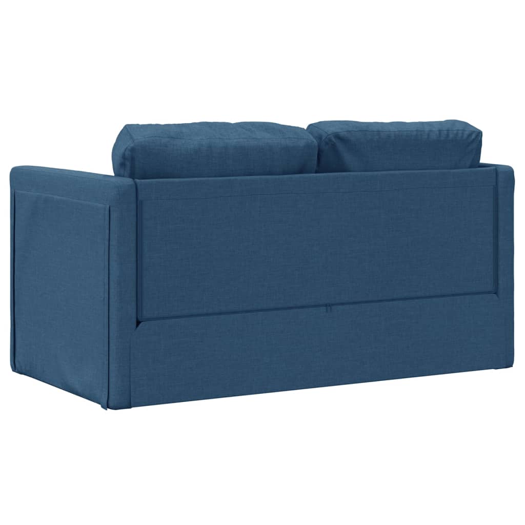 Slaapbank vloermodel 2-in-1 112x174x55 cm stof blauw is nu te koop bij PeponiXL, paradijselijk wonen!