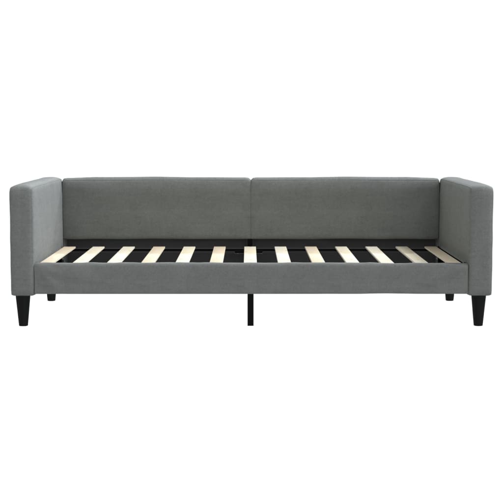 Slaapbank 80x200 cm stof donkergrijs is nu te koop bij PeponiXL, paradijselijk wonen!