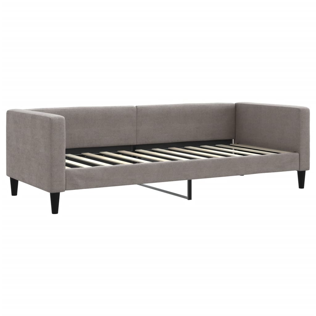 Slaapbank 80x200 cm stof taupe is nu te koop bij PeponiXL, paradijselijk wonen!