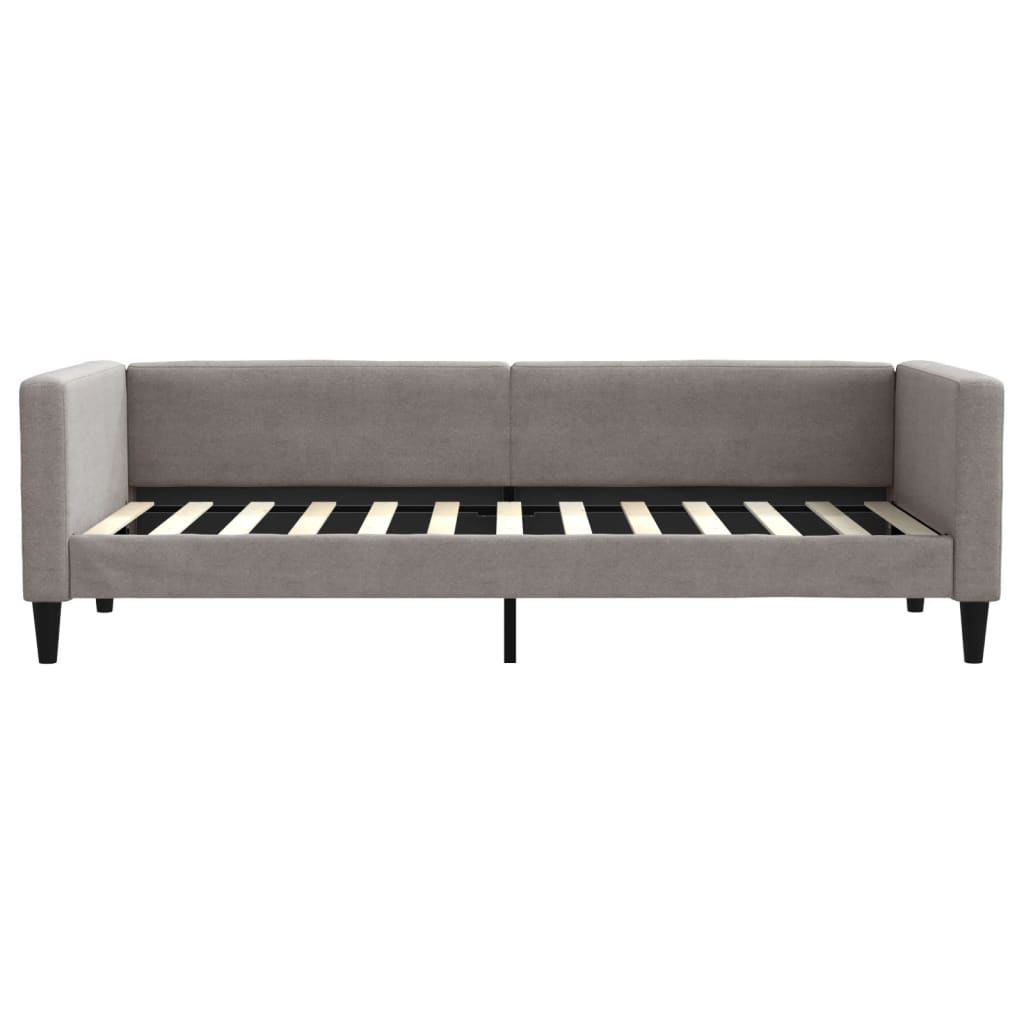 Slaapbank 80x200 cm stof taupe is nu te koop bij PeponiXL, paradijselijk wonen!
