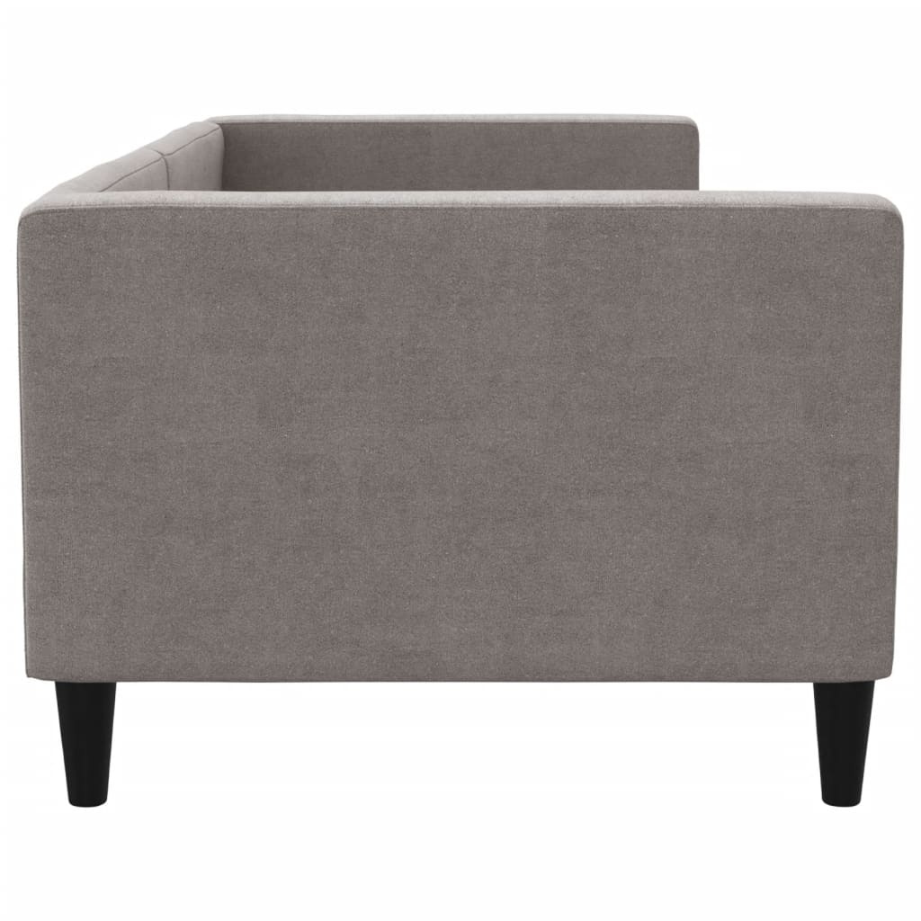 Slaapbank 80x200 cm stof taupe is nu te koop bij PeponiXL, paradijselijk wonen!
