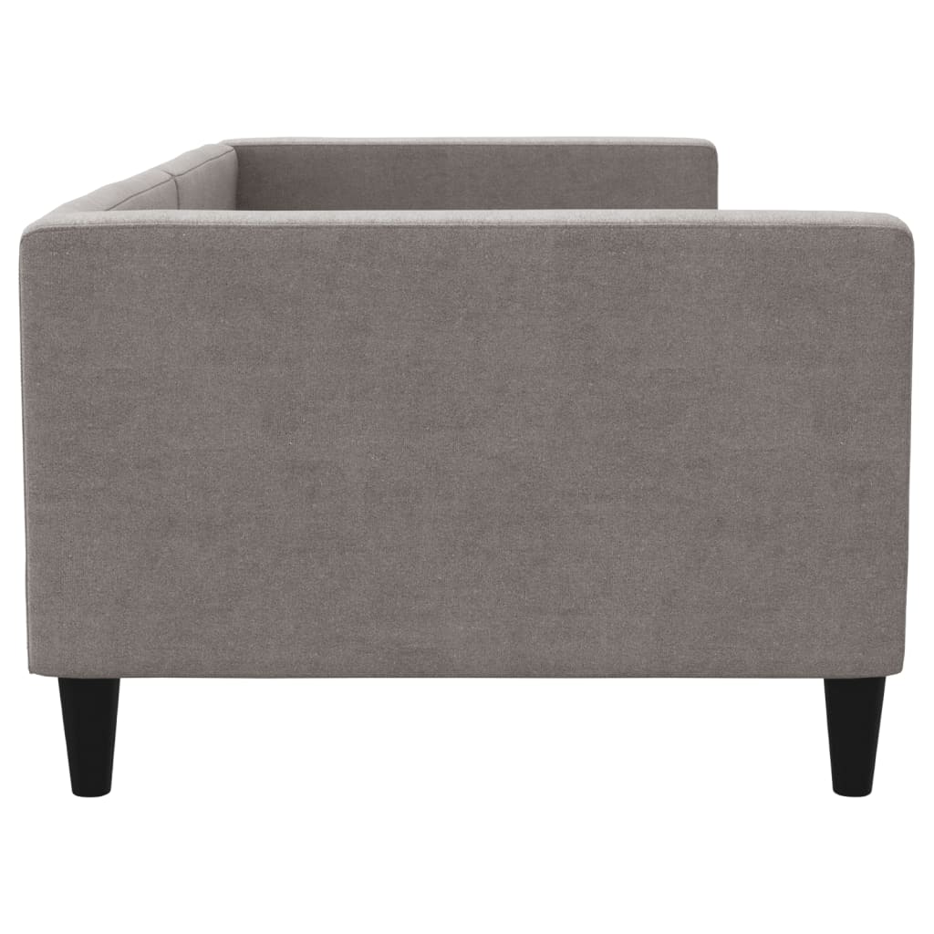 Slaapbank 90x200 cm stof taupe is nu te koop bij PeponiXL, paradijselijk wonen!