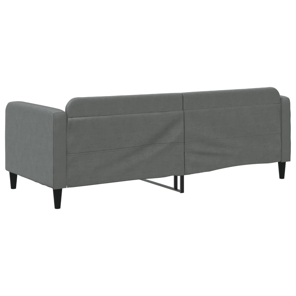 Slaapbank 80x200 cm stof donkergrijs is nu te koop bij PeponiXL, paradijselijk wonen!