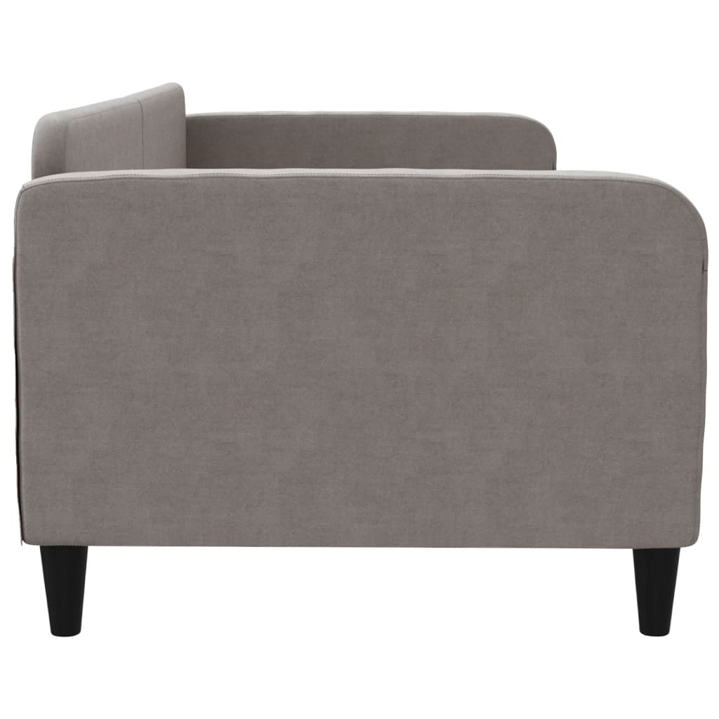 Slaapbank 90x200 cm stof taupe is nu te koop bij PeponiXL, paradijselijk wonen!