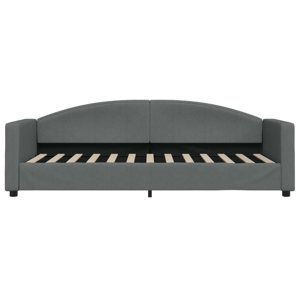 Slaapbank 80x200 cm stof donkergrijs is nu te koop bij PeponiXL, paradijselijk wonen!