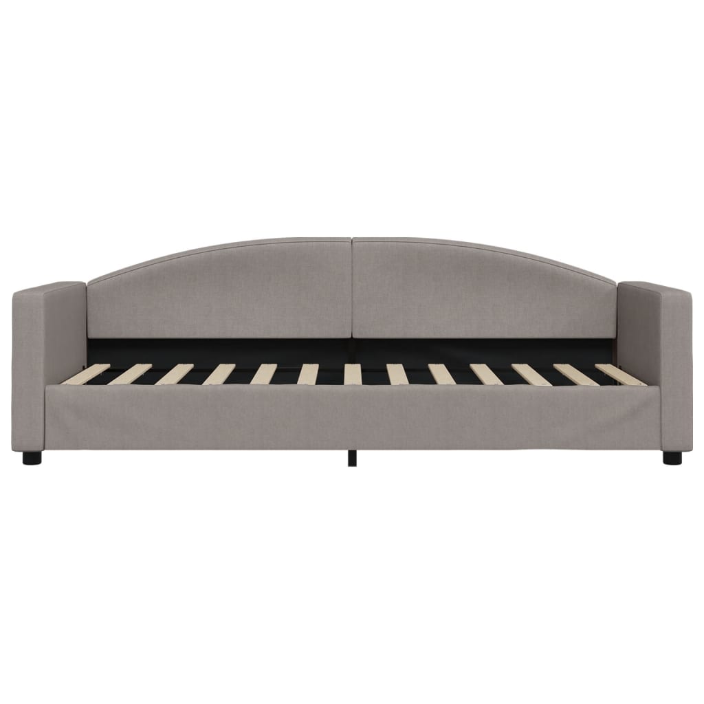 Slaapbank 80x200 cm stof taupe is nu te koop bij PeponiXL, paradijselijk wonen!