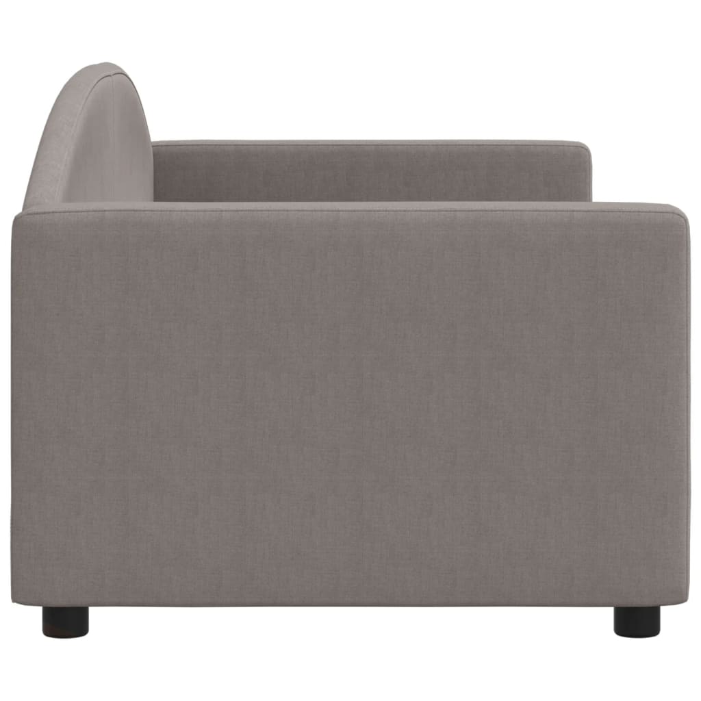 Slaapbank 80x200 cm stof taupe is nu te koop bij PeponiXL, paradijselijk wonen!