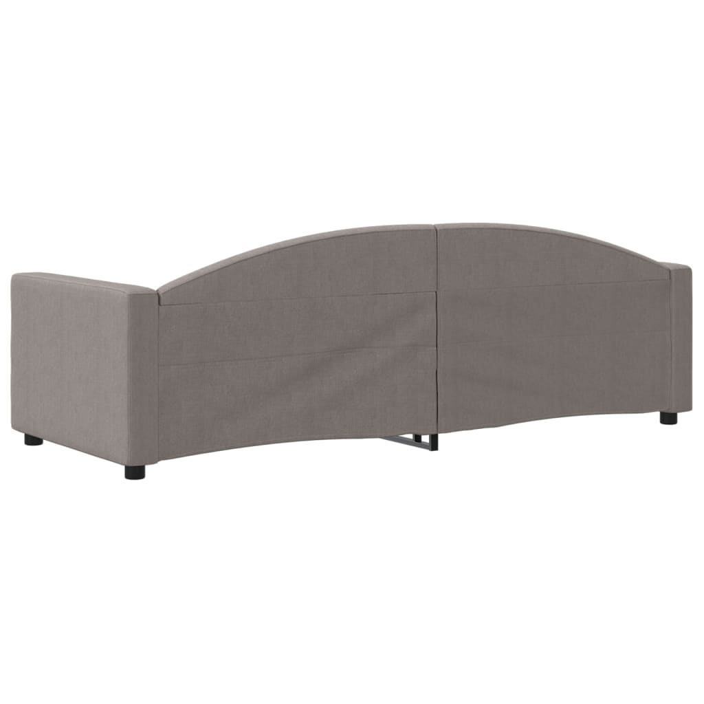 Slaapbank 80x200 cm stof taupe is nu te koop bij PeponiXL, paradijselijk wonen!