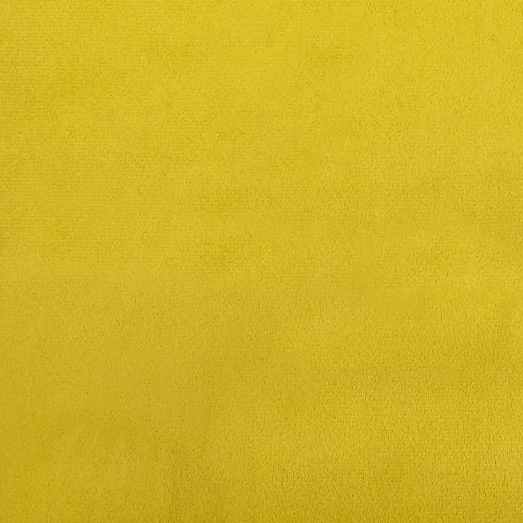 Slaapbank 100x200 cm fluweel geel is nu te koop bij PeponiXL, paradijselijk wonen!