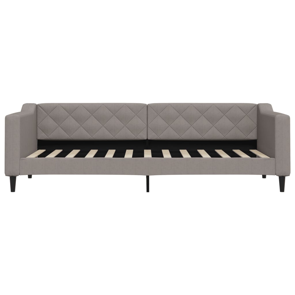 Slaapbank 80x200 cm stof taupe is nu te koop bij PeponiXL, paradijselijk wonen!