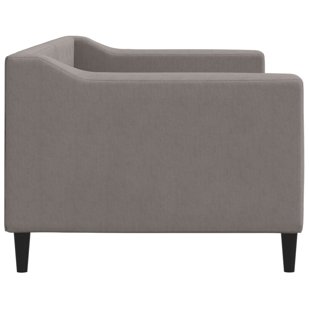 Slaapbank 80x200 cm stof taupe is nu te koop bij PeponiXL, paradijselijk wonen!