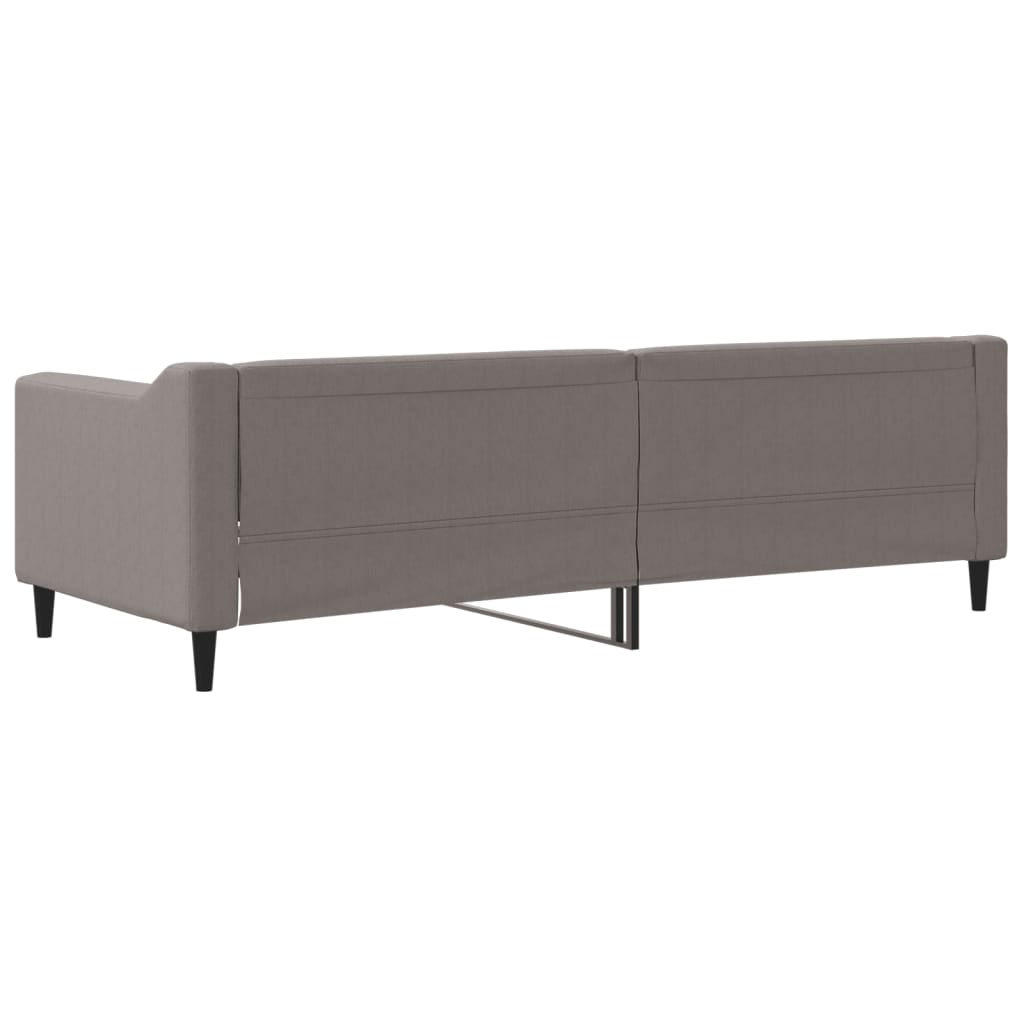 Slaapbank 80x200 cm stof taupe is nu te koop bij PeponiXL, paradijselijk wonen!