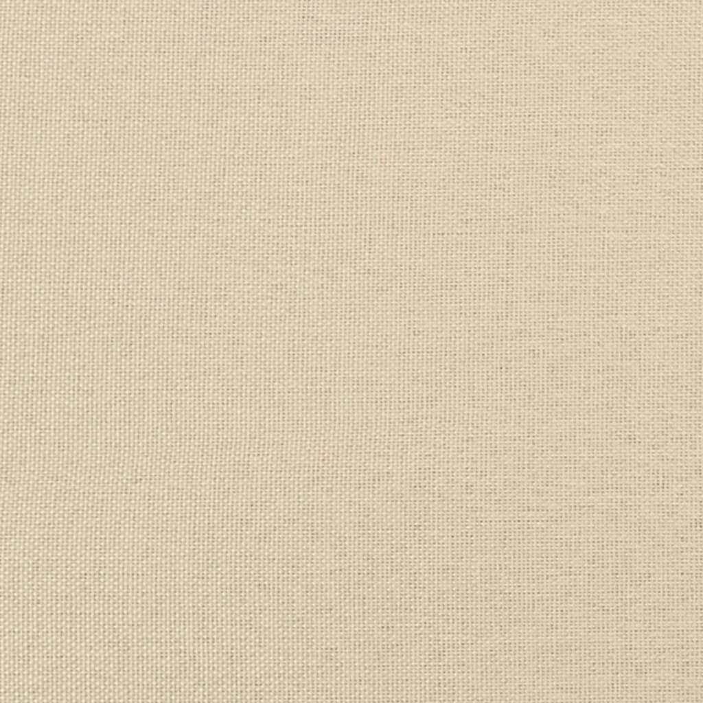 Slaapbank 90x200 cm stof crèmekleurig is nu te koop bij PeponiXL, paradijselijk wonen!