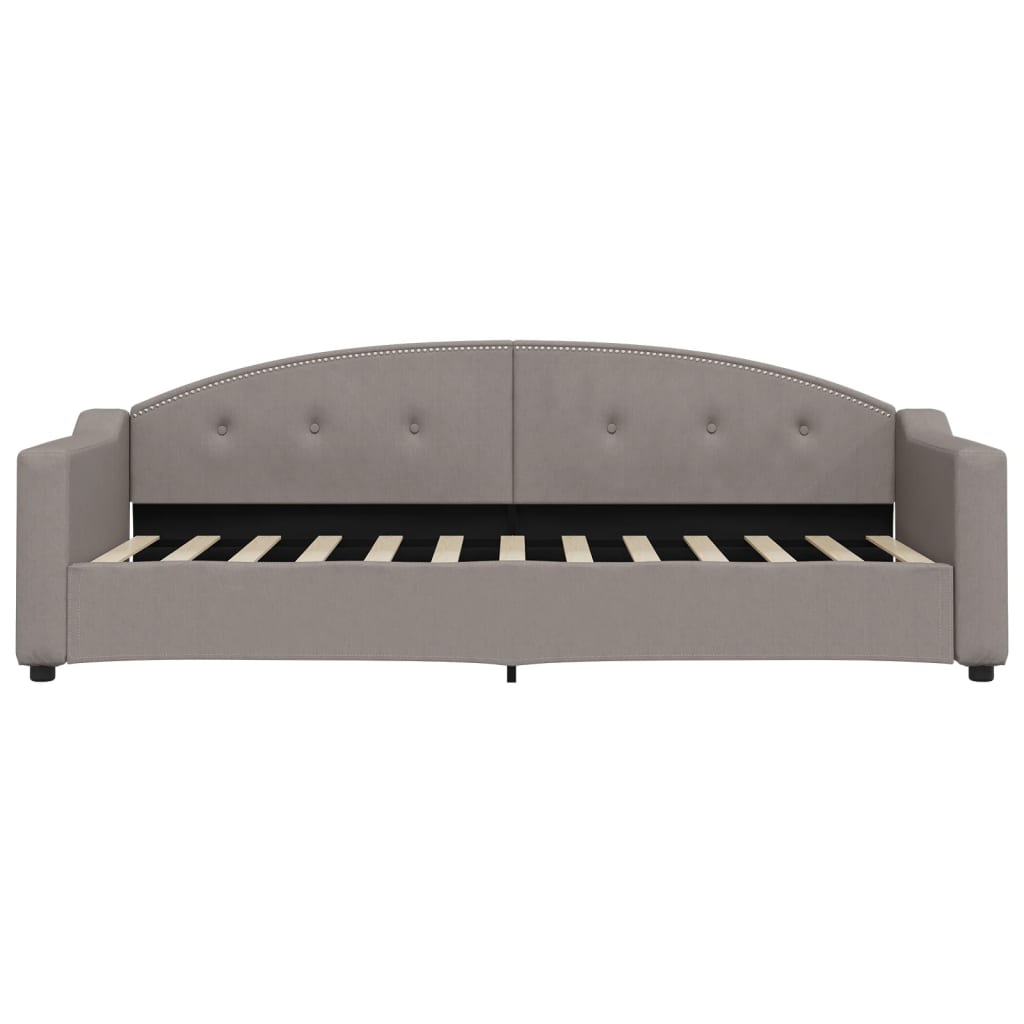 Slaapbank 80x200 cm stof taupe is nu te koop bij PeponiXL, paradijselijk wonen!