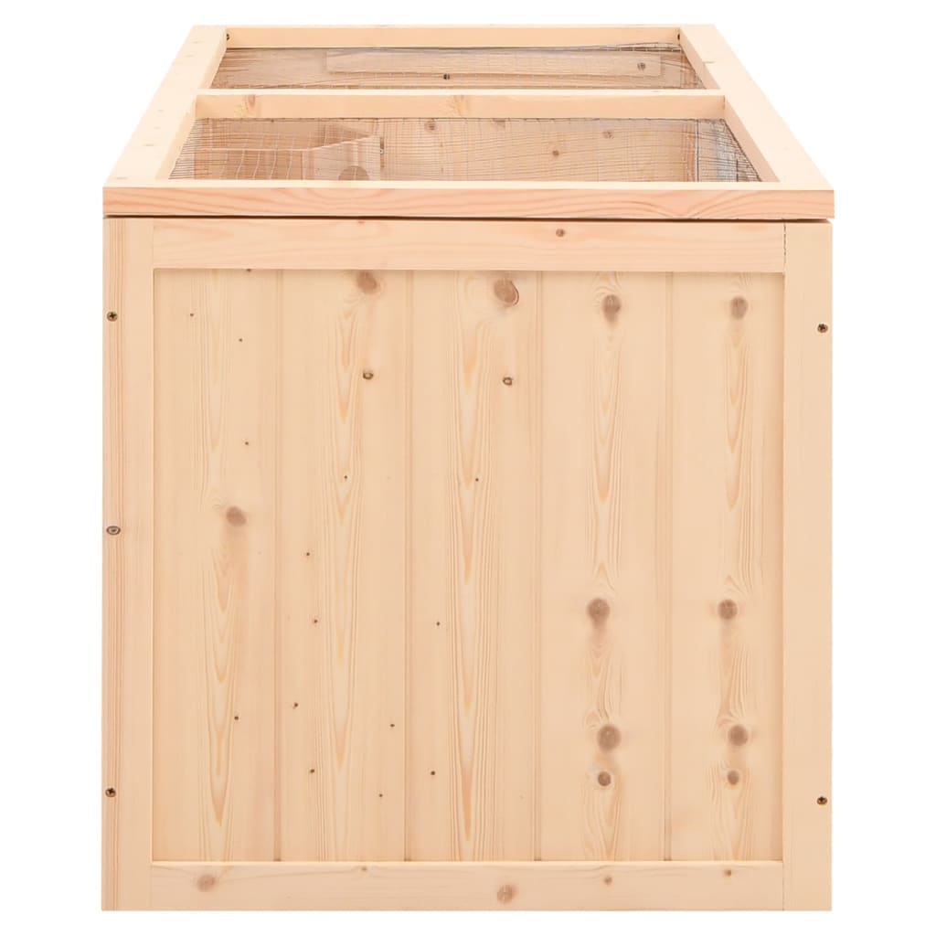 Hamsterkooi 104x52x54 cm massief vurenhout is nu te koop bij PeponiXL, paradijselijk wonen!