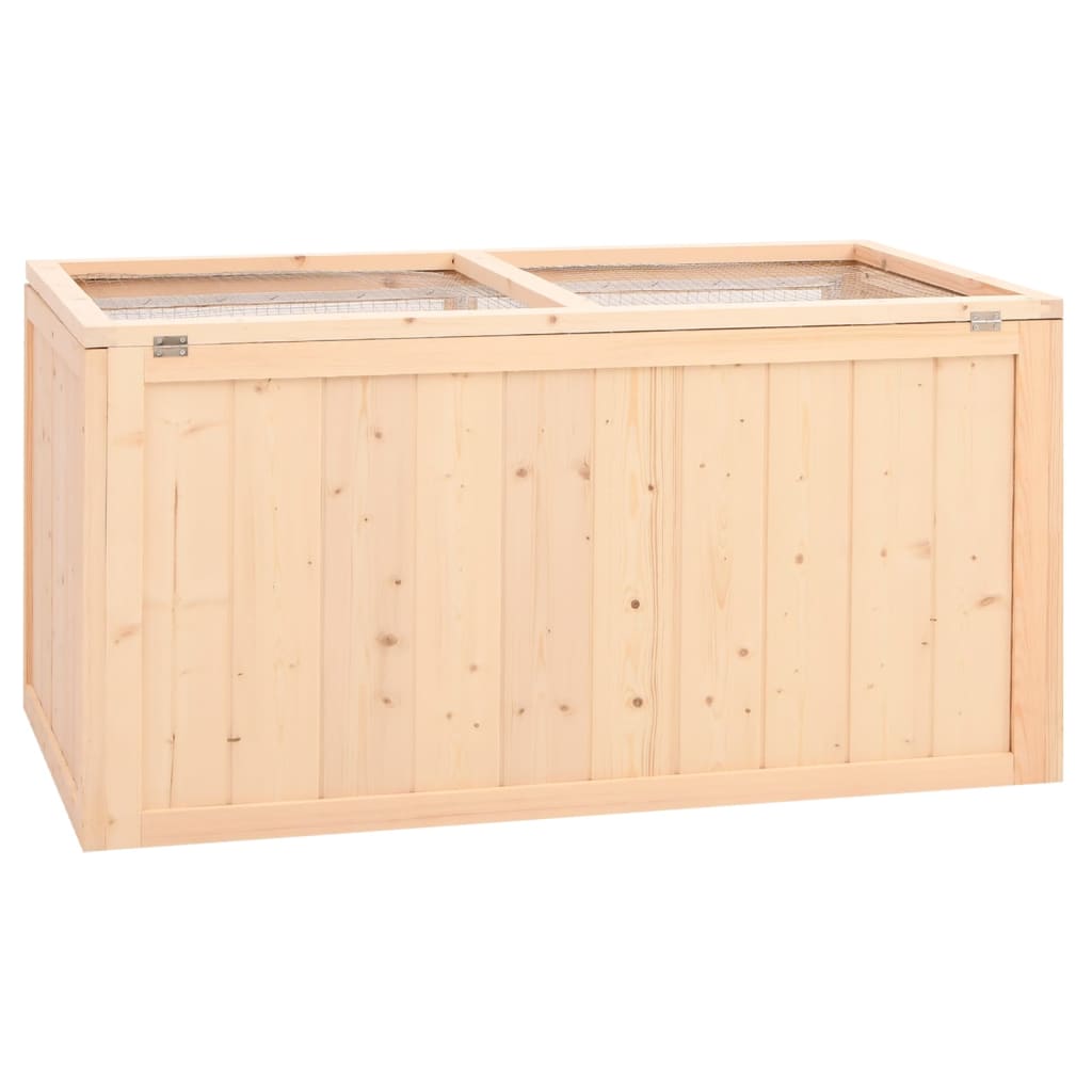 Hamsterkooi 104x52x54 cm massief vurenhout is nu te koop bij PeponiXL, paradijselijk wonen!