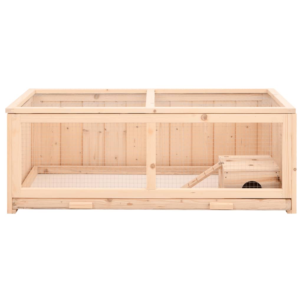Hamsterkooi 104x52x38 cm massief vurenhout is nu te koop bij PeponiXL, paradijselijk wonen!