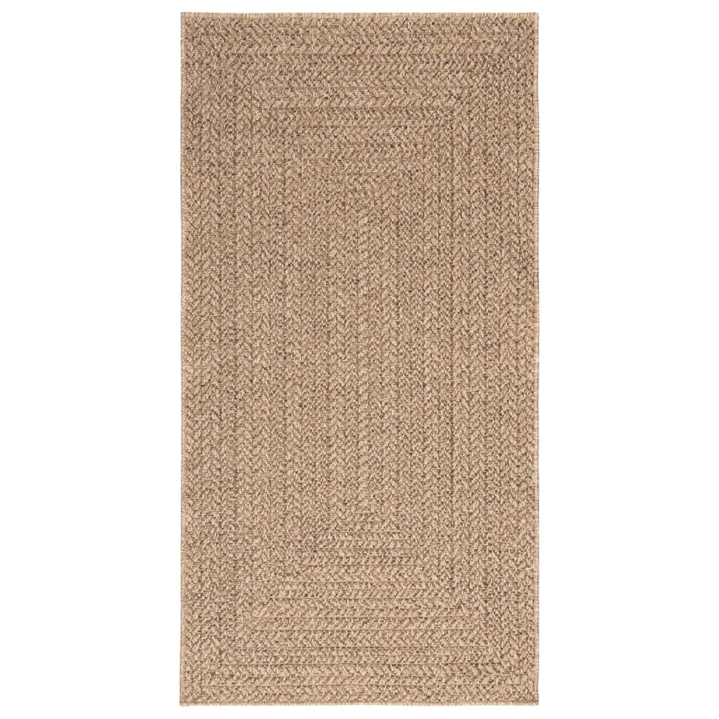 Vloerkleed ZIZUR binnen en buiten 80x150 cm jute look is nu te koop bij PeponiXL, paradijselijk wonen!