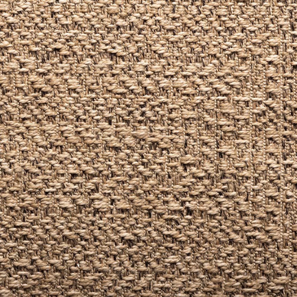 Vloerkleed ZIZUR binnen en buiten 120x170 cm jute look is nu te koop bij PeponiXL, paradijselijk wonen!