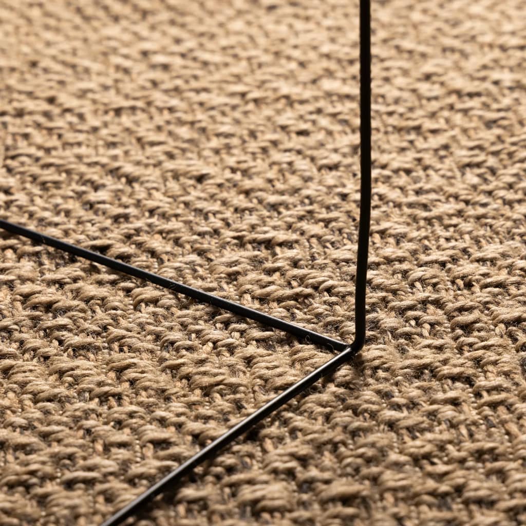 Vloerkleed ZIZUR binnen en buiten 140x200 cm jute look is nu te koop bij PeponiXL, paradijselijk wonen!