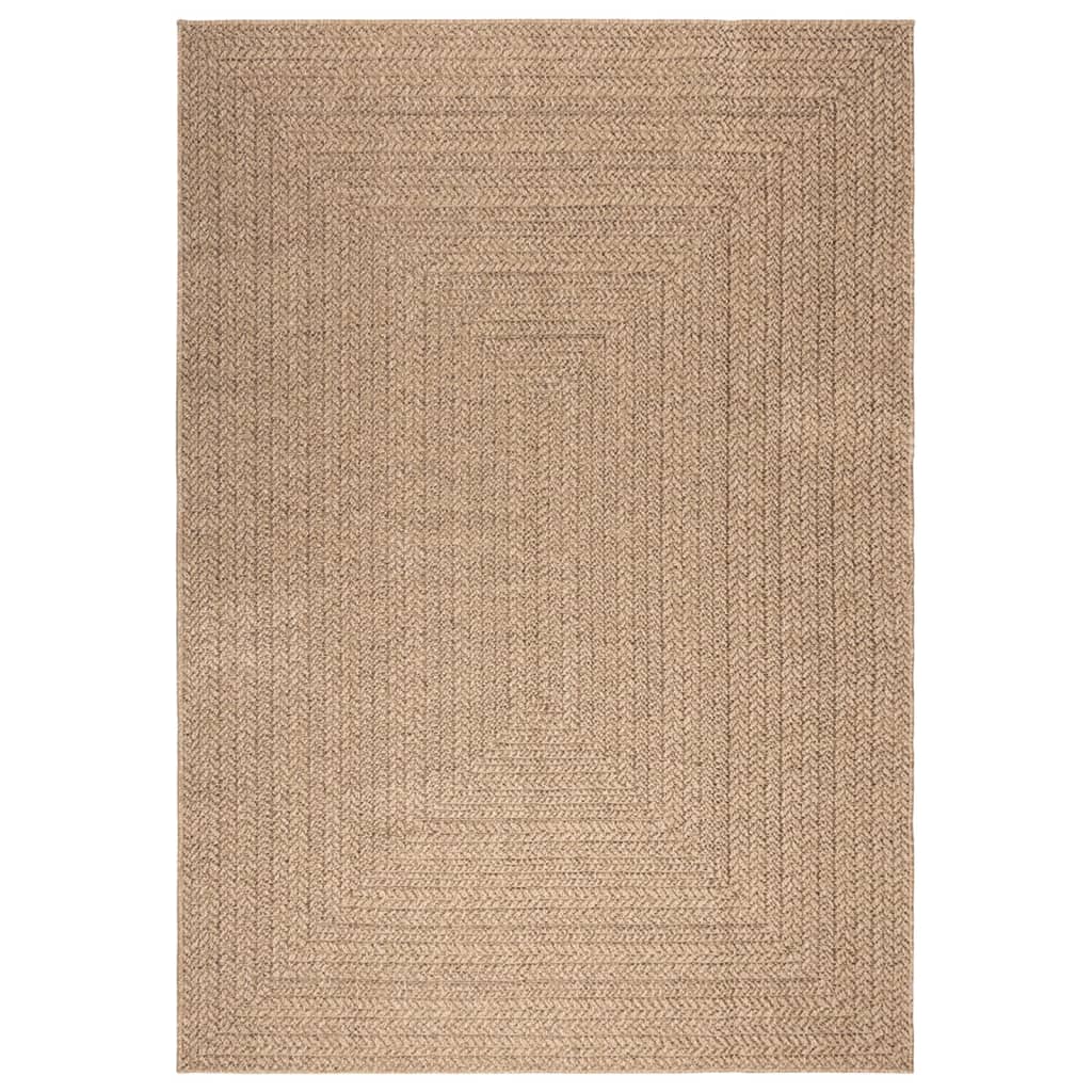 Vloerkleed ZIZUR binnen en buiten 160x230 cm jute look is nu te koop bij PeponiXL, paradijselijk wonen!