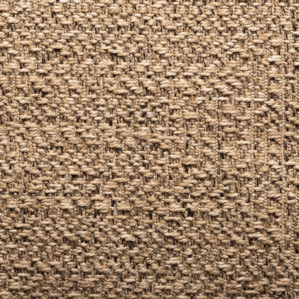 Vloerkleed ZIZUR binnen en buiten 160x230 cm jute look is nu te koop bij PeponiXL, paradijselijk wonen!