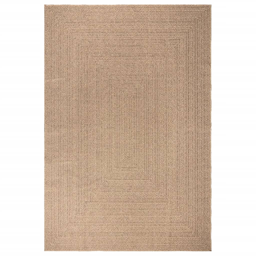 Vloerkleed ZIZUR binnen en buiten 200x290 cm jute look is nu te koop bij PeponiXL, paradijselijk wonen!