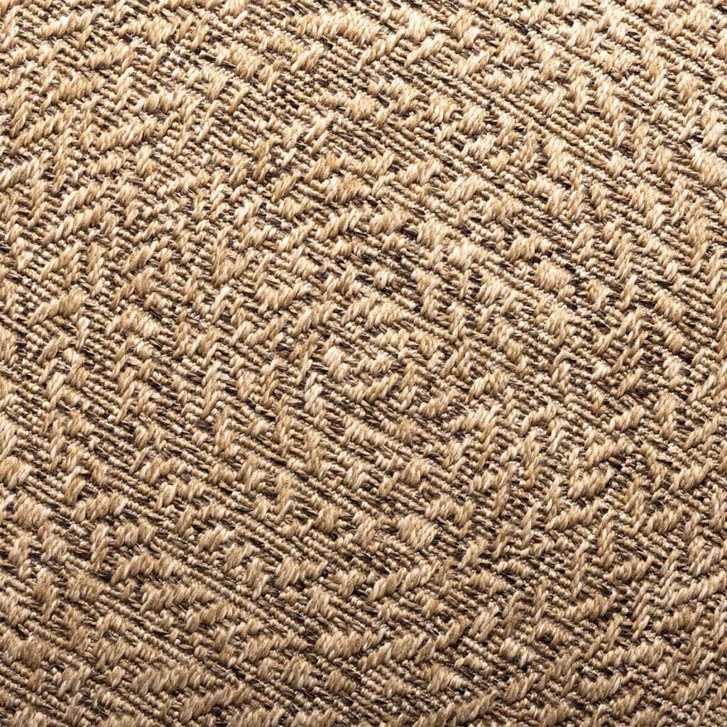 Vloerkleed ZIZUR binnen en buiten 80x150 cm jute look is nu te koop bij PeponiXL, paradijselijk wonen!