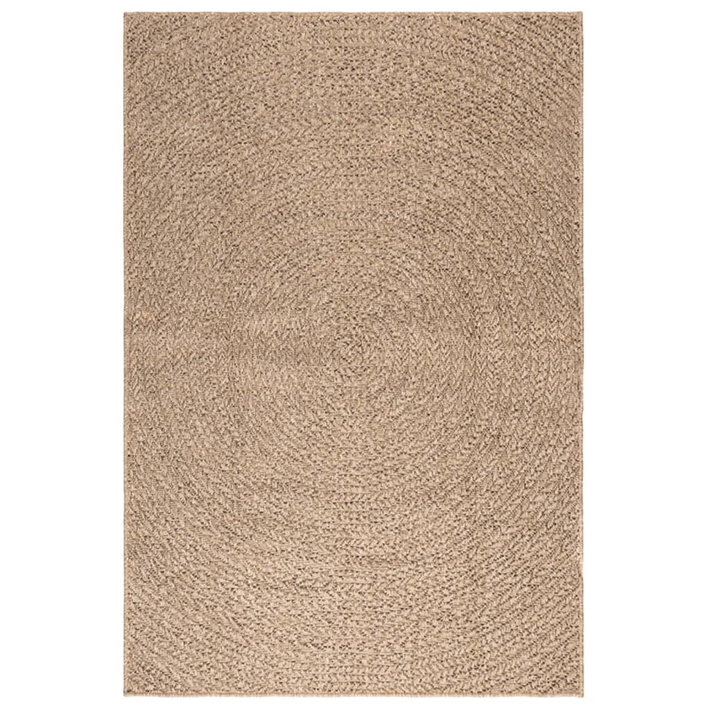 Vloerkleed ZIZUR binnen en buiten 120x170 cm jute look is nu te koop bij PeponiXL, paradijselijk wonen!