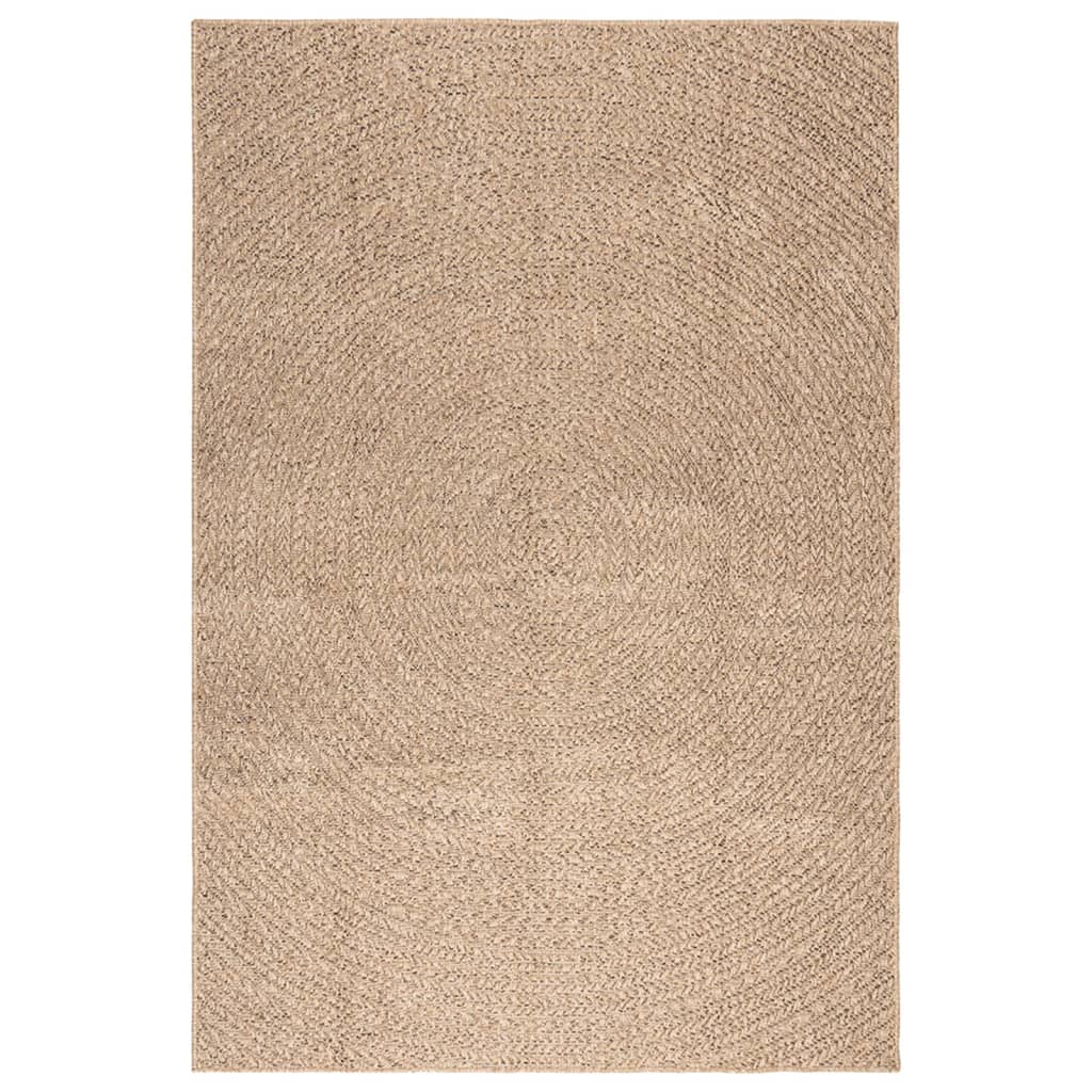 Vloerkleed ZIZUR binnen en buiten 140x200 cm jute look is nu te koop bij PeponiXL, paradijselijk wonen!