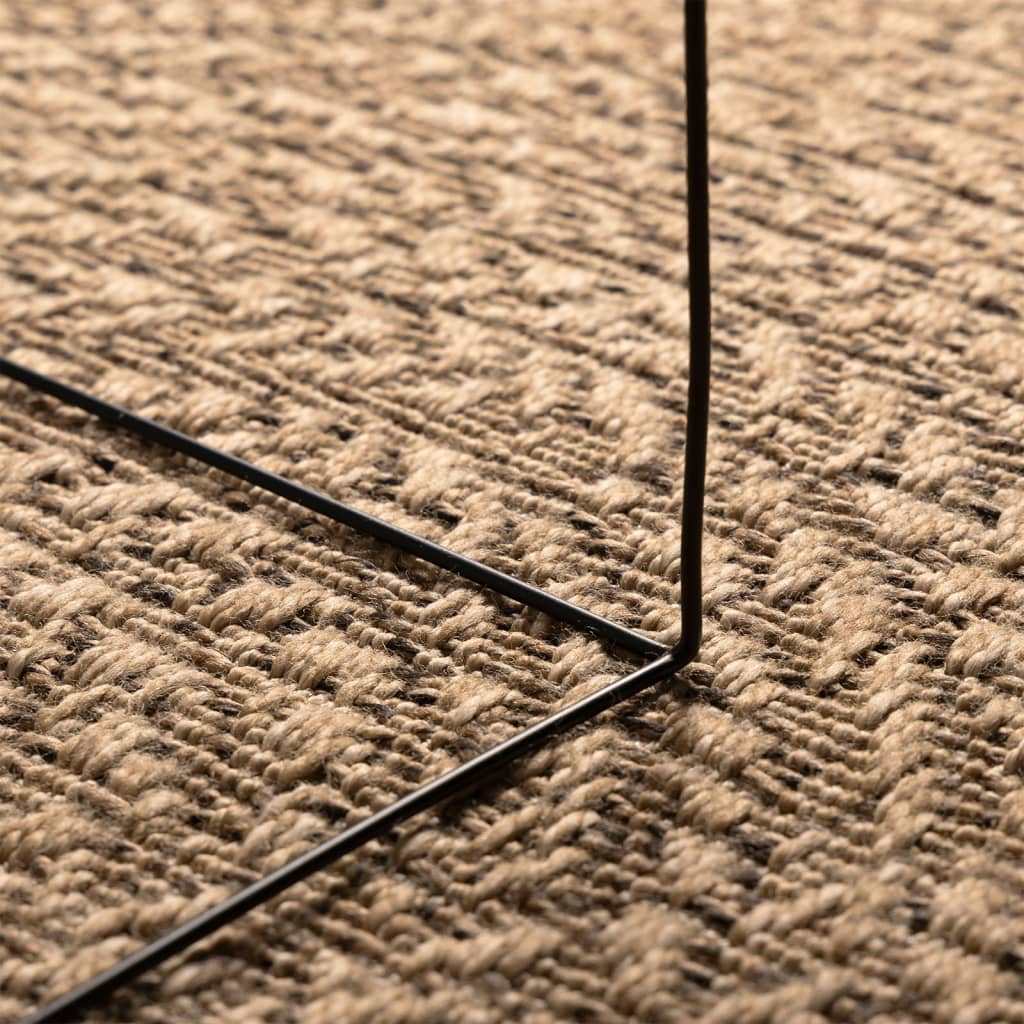Vloerkleed ZIZUR binnen en buiten 160x230 cm jute look is nu te koop bij PeponiXL, paradijselijk wonen!
