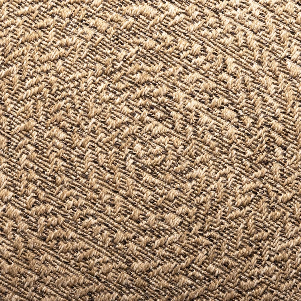 Vloerkleed ZIZUR binnen en buiten 160x230 cm jute look is nu te koop bij PeponiXL, paradijselijk wonen!