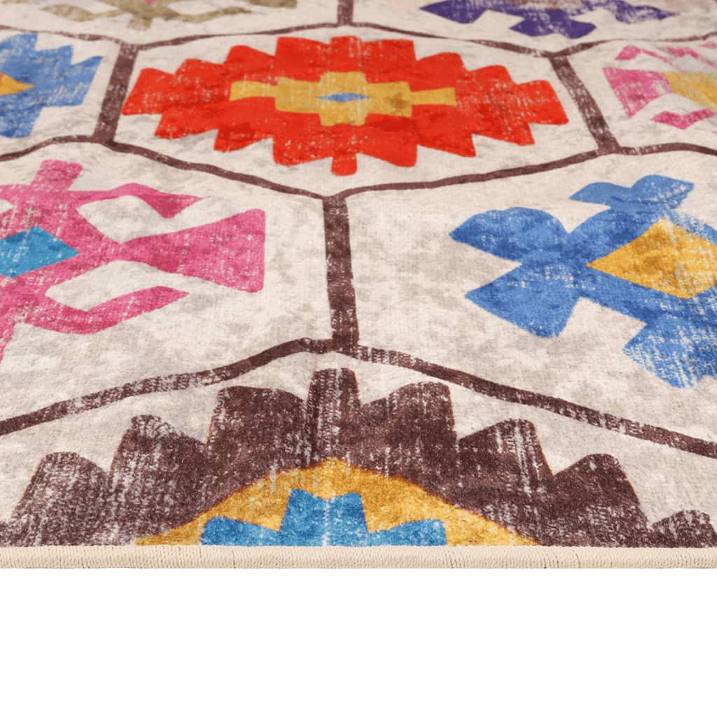 Vloerkleed wasbaar 80x300 cm meerkleurig is nu te koop bij PeponiXL, paradijselijk wonen!