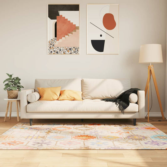 Vloerkleed wasbaar 120x180 cm meerkleurig is nu te koop bij PeponiXL, paradijselijk wonen!