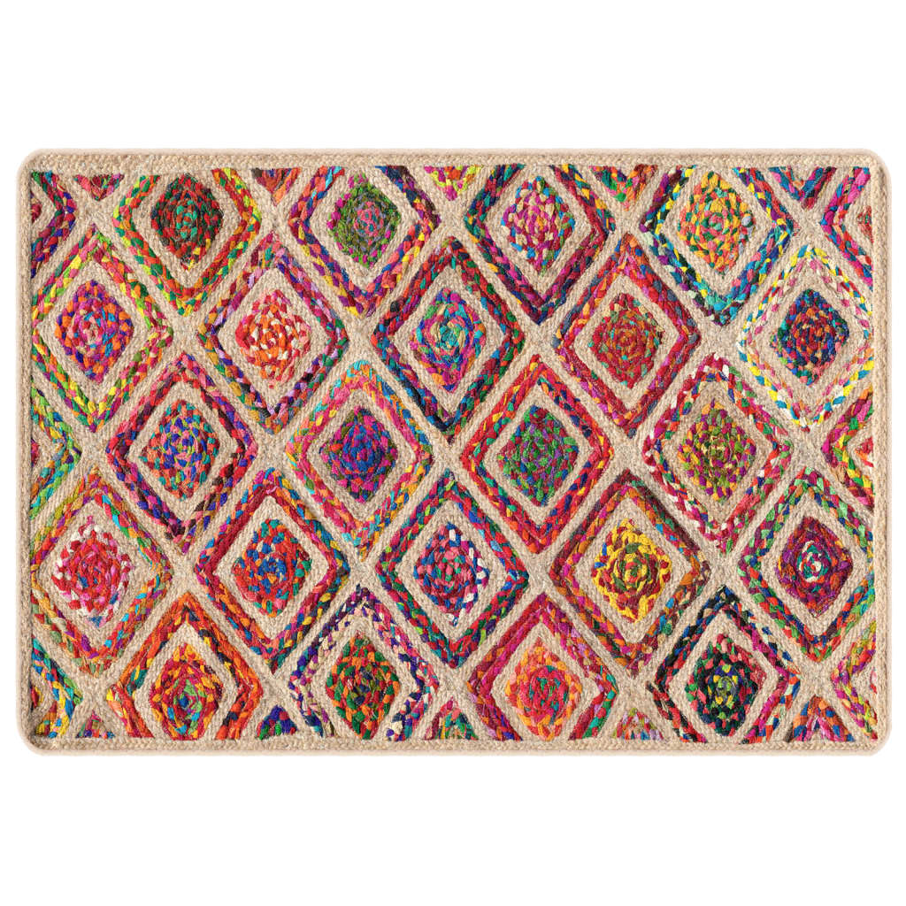 Vloerkleed wasbaar 120x180 cm meerkleurig is nu te koop bij PeponiXL, paradijselijk wonen!