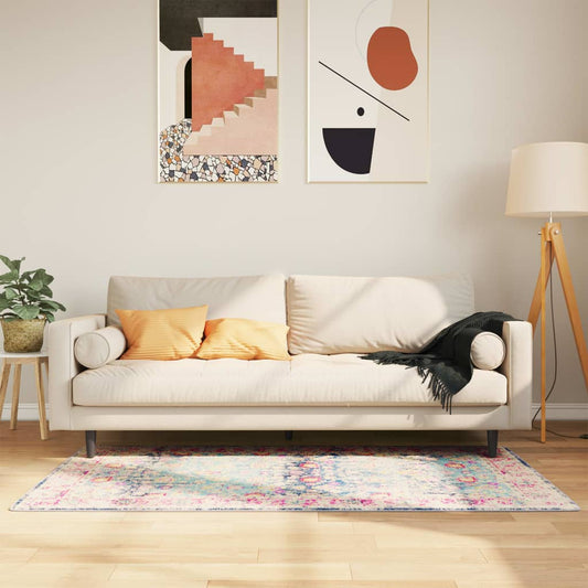 Vloerkleed wasbaar 80x150 cm meerkleurig is nu te koop bij PeponiXL, paradijselijk wonen!