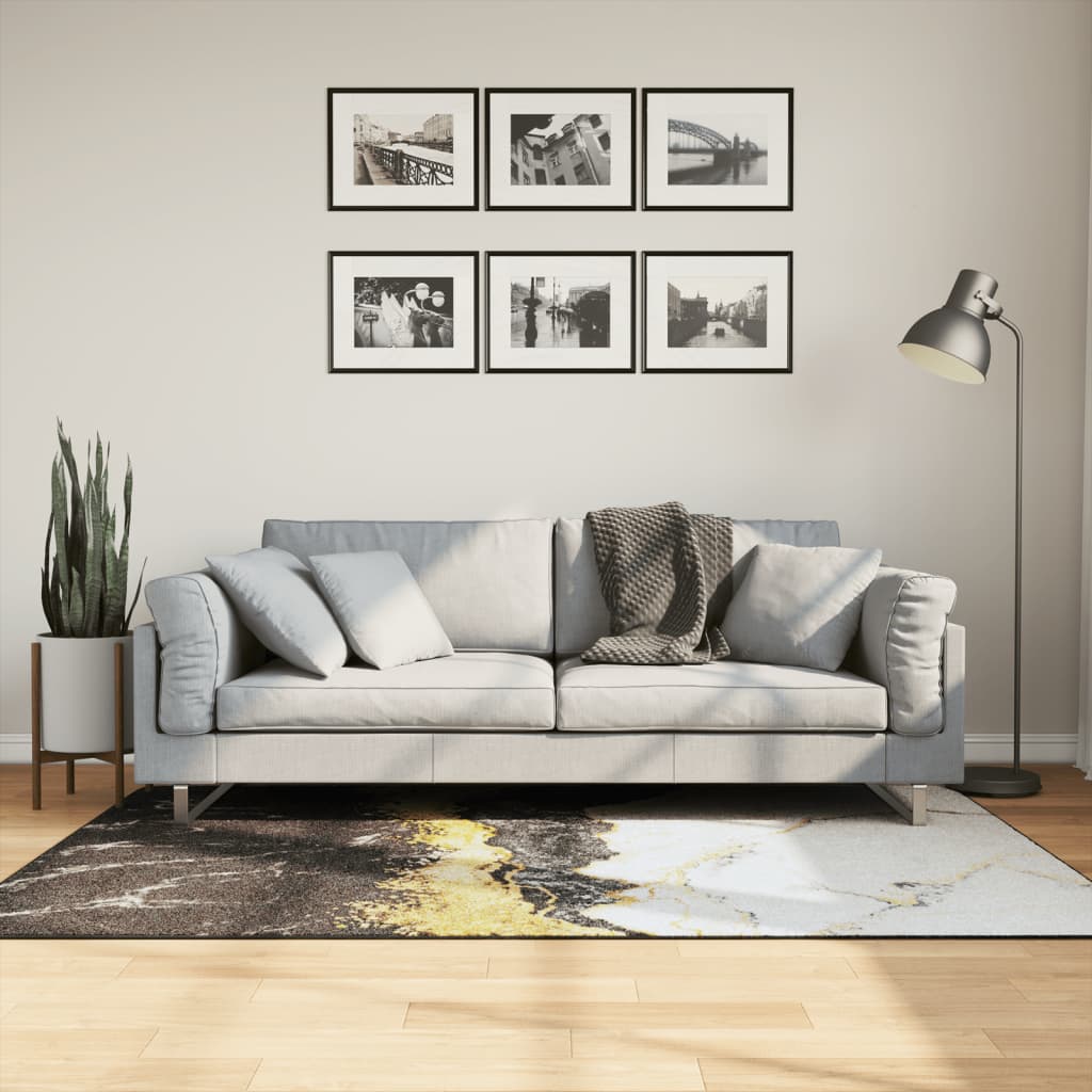 Vloerkleed wasbaar 120x180 cm meerkleurig is nu te koop bij PeponiXL, paradijselijk wonen!