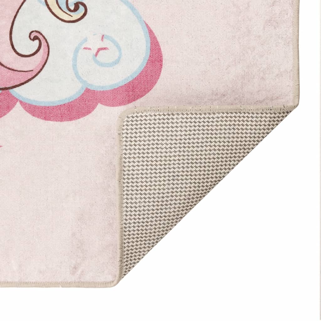 Kindervloerkleed eenhoorn wasbaar 160x230 cm groen is nu te koop bij PeponiXL, paradijselijk wonen!