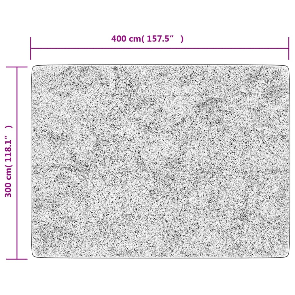 Vloerkleed wasbaar 400x300 cm zwart en goudkleurig is nu te koop bij PeponiXL, paradijselijk wonen!