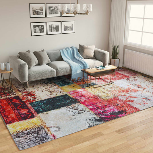 Vloerkleed wasbaar 400x300 cm meerkleurig is nu te koop bij PeponiXL, paradijselijk wonen!