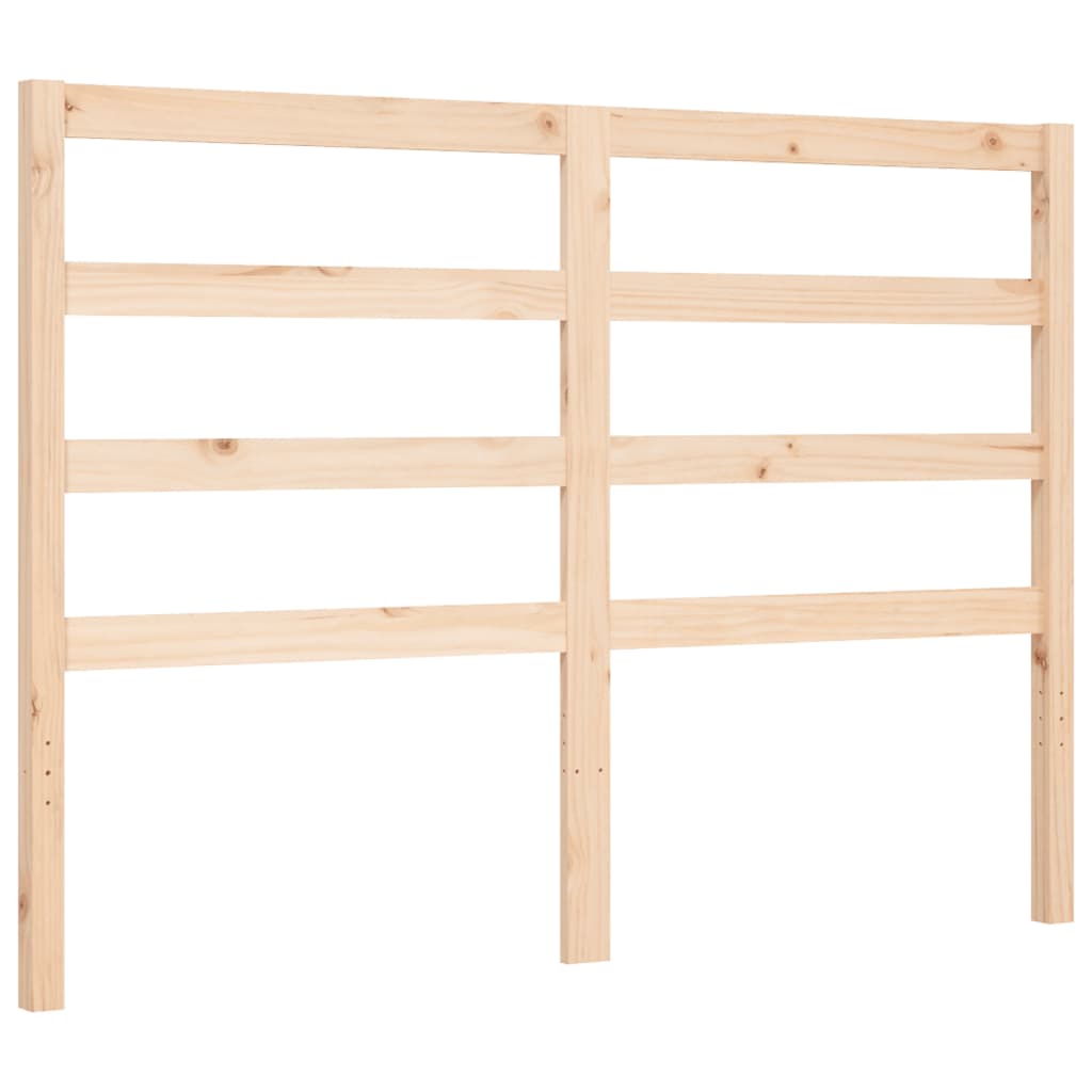 Bedframe met hoofdbord massief hout is nu te koop bij PeponiXL, paradijselijk wonen!