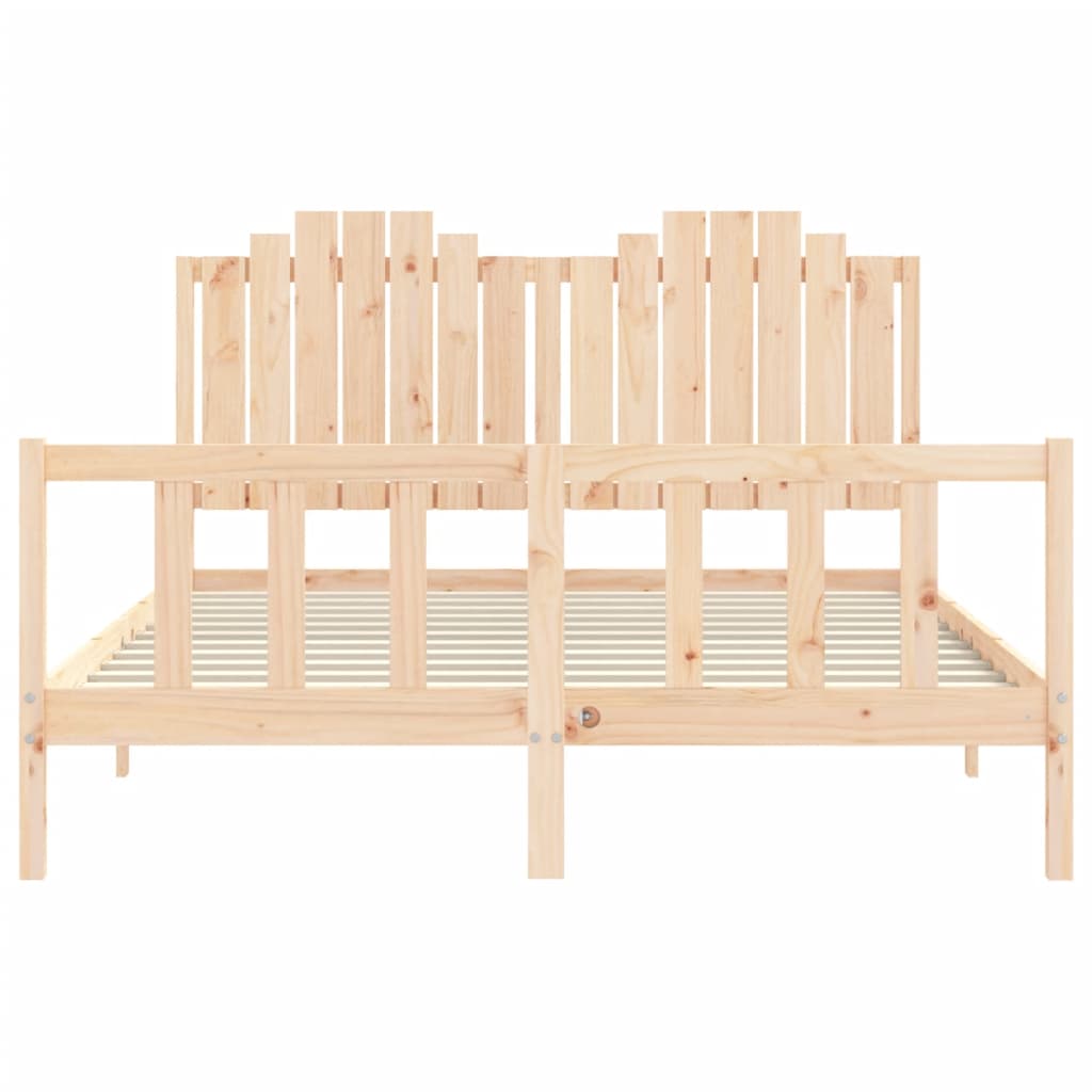 Bedframe zonder matras massief grenenhout 160x200 cm is nu te koop bij PeponiXL, paradijselijk wonen!