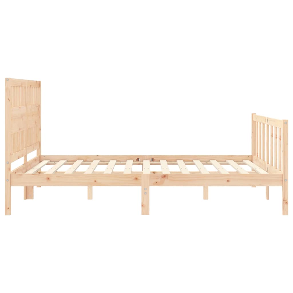 Bedframe zonder matras massief grenenhout 160x200 cm is nu te koop bij PeponiXL, paradijselijk wonen!