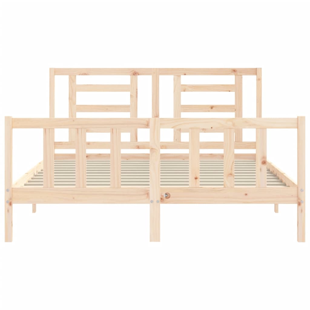 Bedframe zonder matras massief grenenhout 160x200 cm is nu te koop bij PeponiXL, paradijselijk wonen!