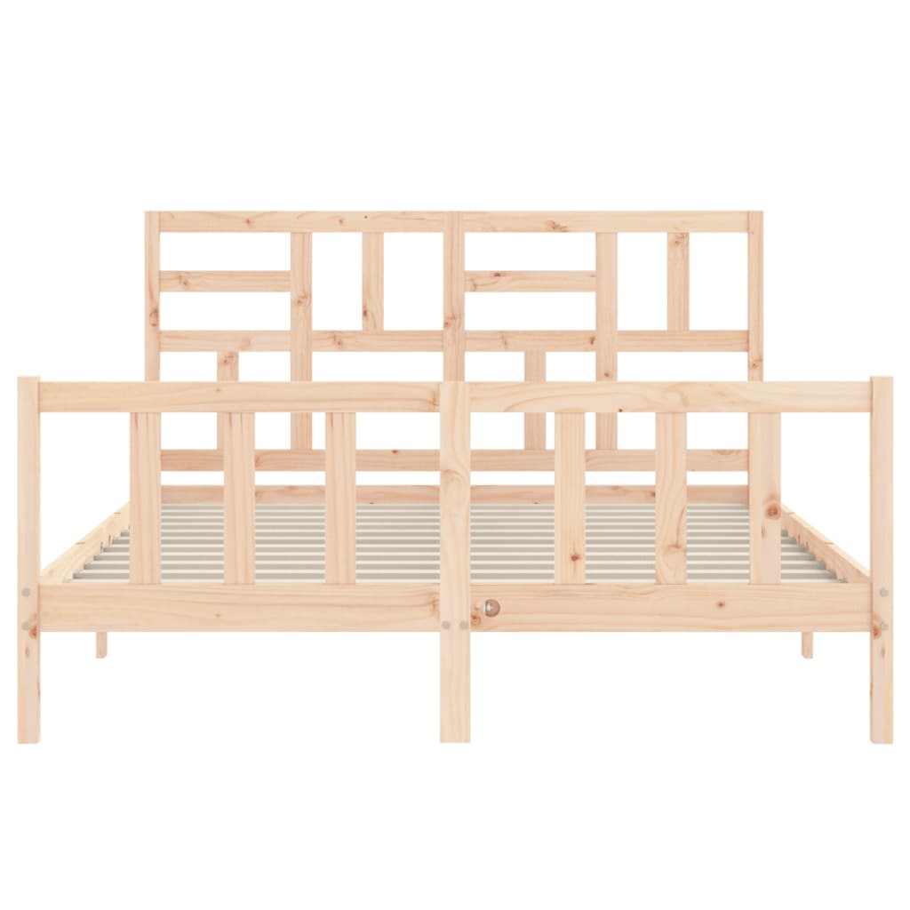 Bedframe zonder matras massief grenenhout 160x200 cm is nu te koop bij PeponiXL, paradijselijk wonen!